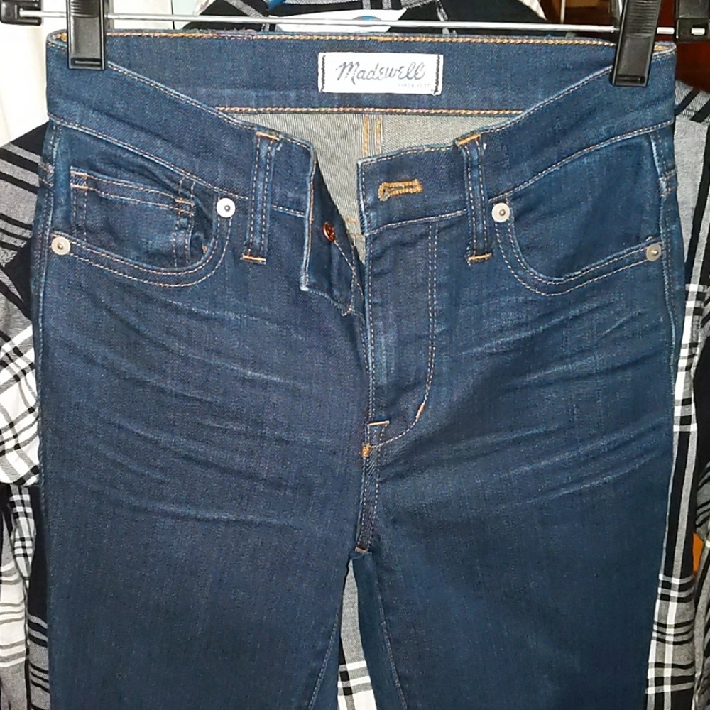 Madewell high rise skinny jeans size 24 dark wash